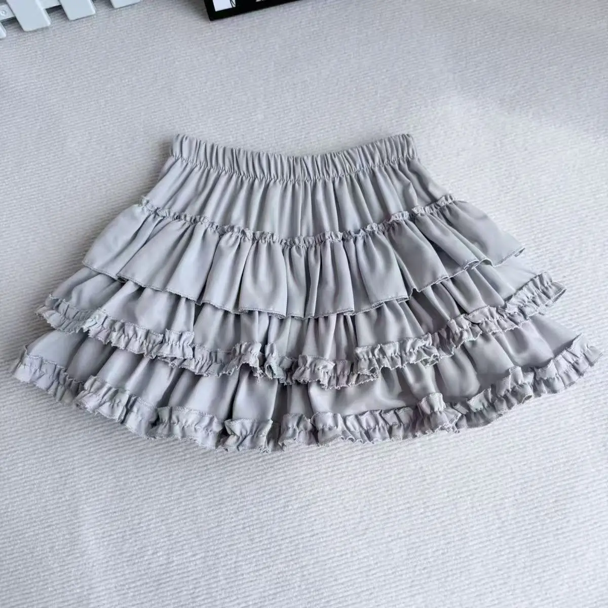 Spódniczka mini lolita koronkowa puchata A-line Y2K Czerwony