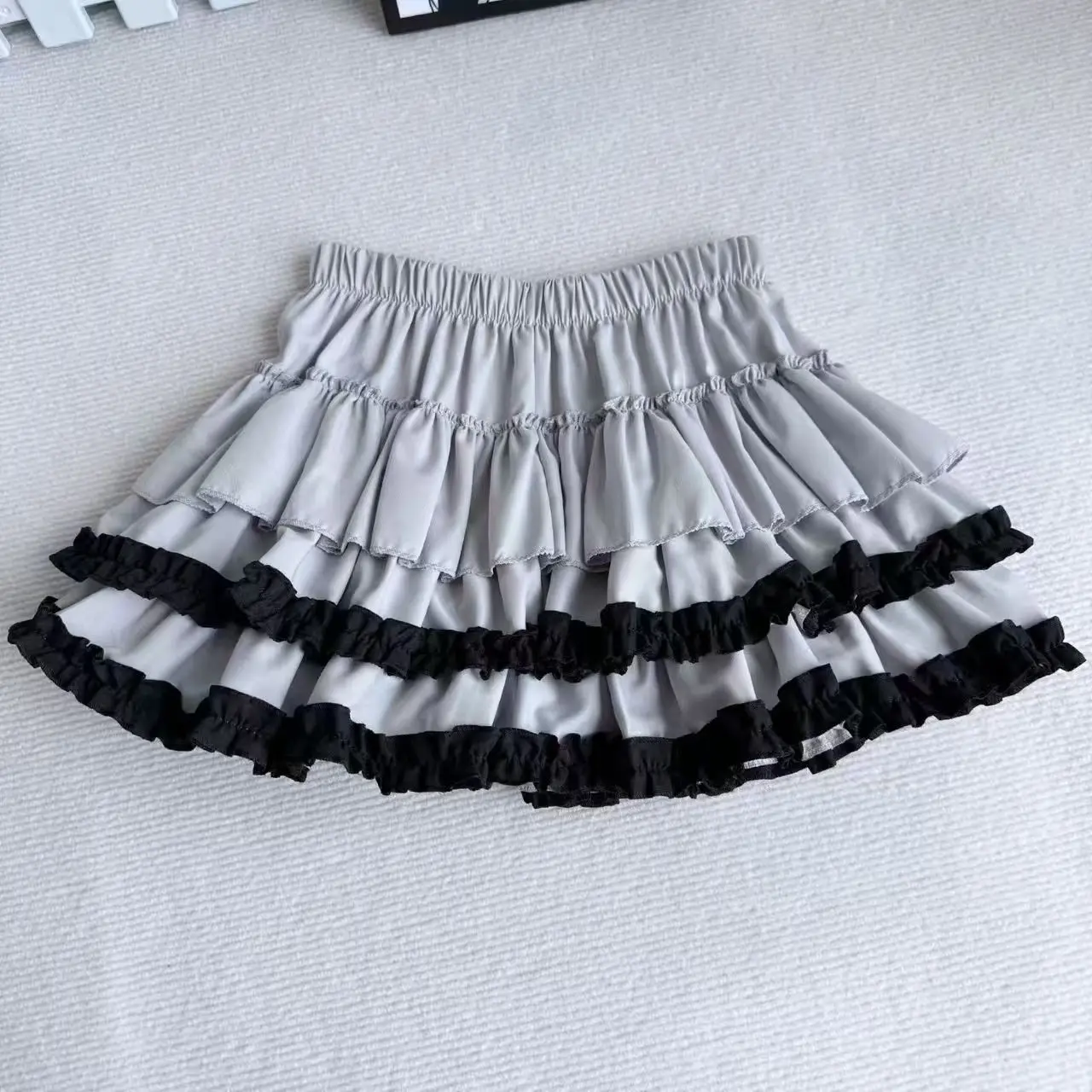 Spódniczka mini lolita koronkowa puchata A-line Y2K Fioletowy