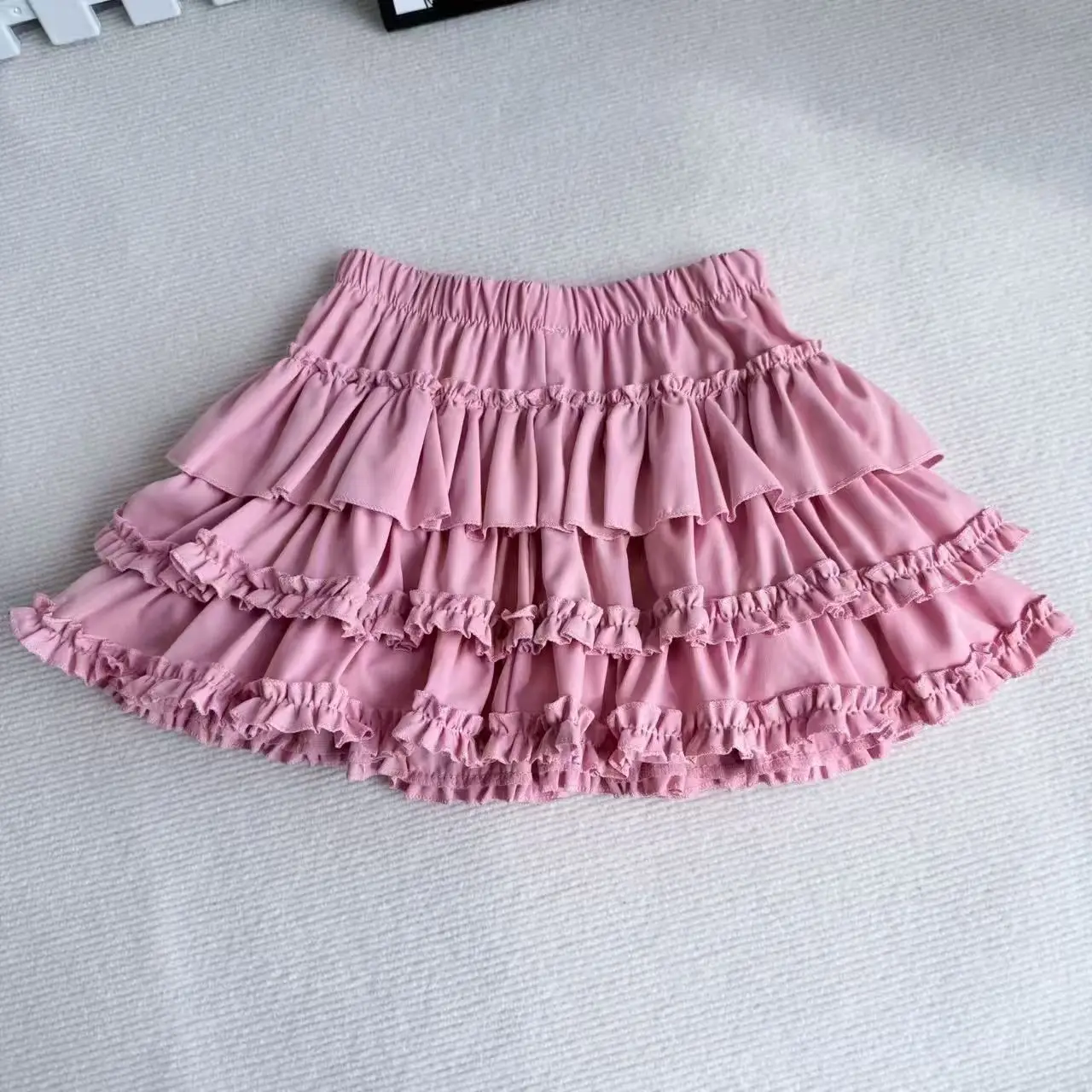 Spódniczka mini lolita koronkowa puchata A-line Y2K Niebieski