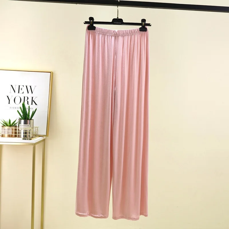 Spodnie damskie plus size z szerokimi nogawkami Beżowy