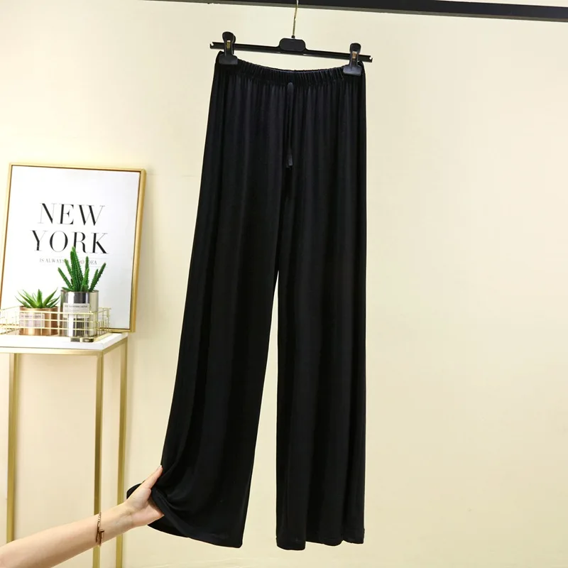 Spodnie damskie plus size z szerokimi nogawkami Kolba
