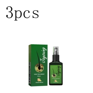 Spray do włosów zapobiegający wypadaniu — regeneracja korzeni Jasnożółty