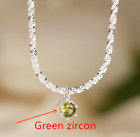 Srebrny naszyjnik z cyrkoniami - elegancka biżuteria próby 925 Czarny