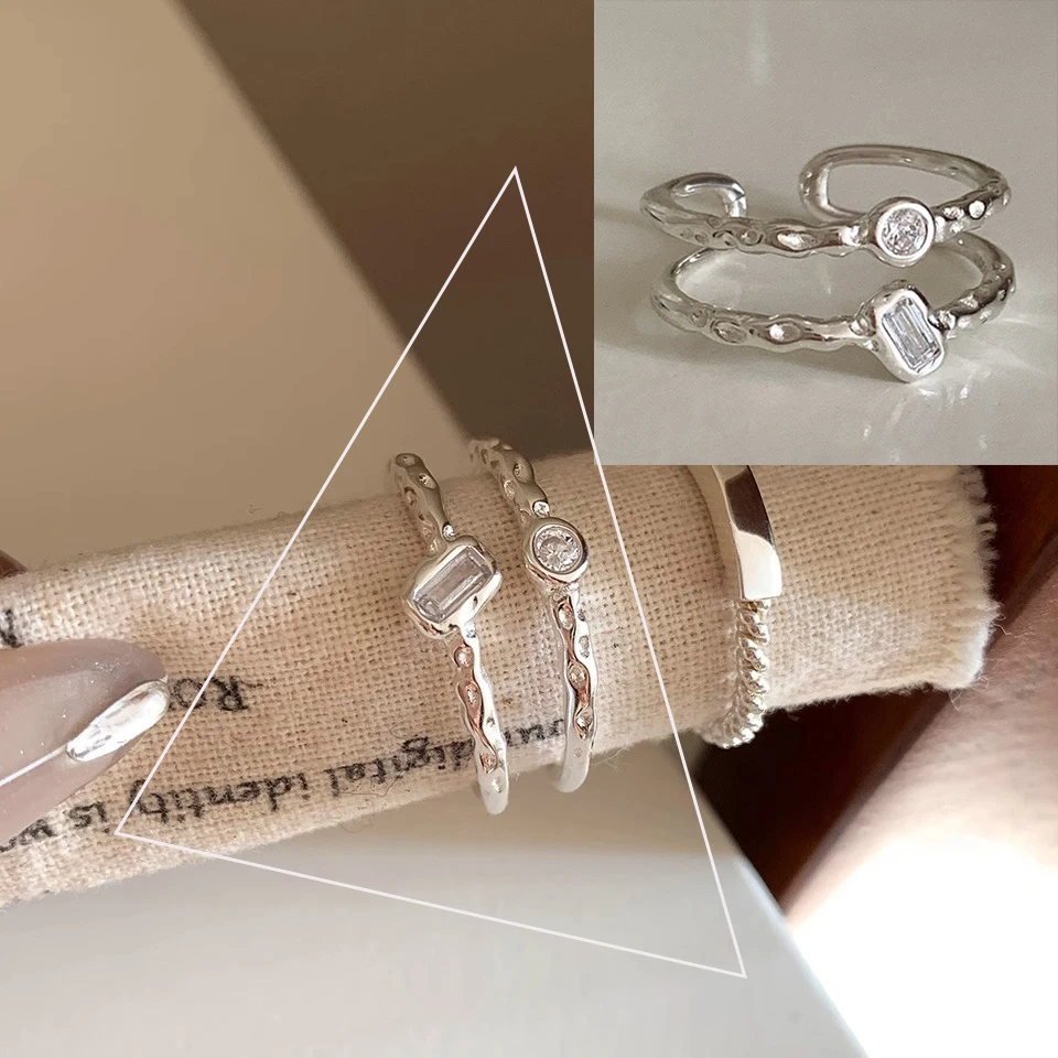 Srebrny pierścionek z tygrysim okiem Khaki