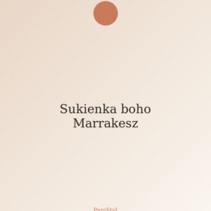 Sukienka boho Marrakesz