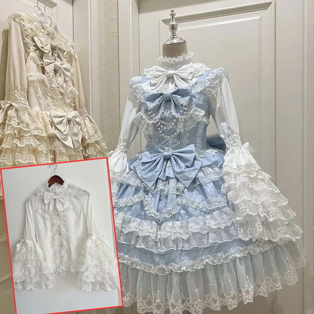 Sukienka mini z kokardą w stylu lolita i Y2k Brązowy