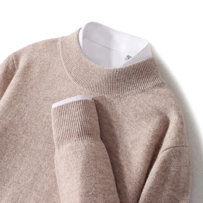Sweter damski z wełny merynosów Plus Size do 5XL Głównik