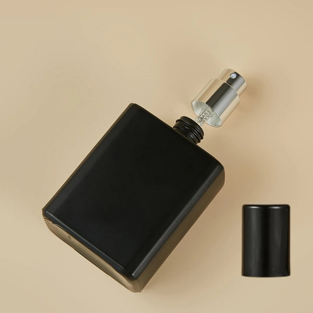 Szklana butelka do perfum 30ml lub 50ml z atomizerem – granatowa Ciemny szary
