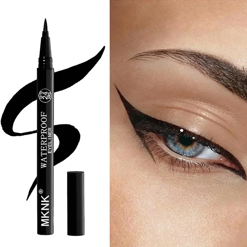 Szybkoschnący eyeliner w pisaku matowy wodoodporny bez smug Armijna zieleń