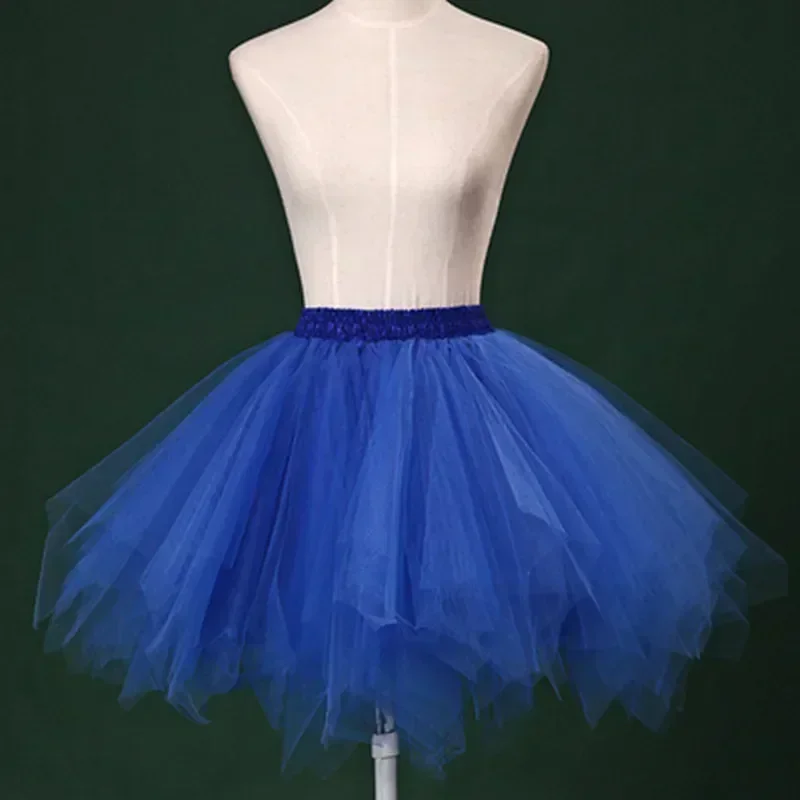 Tiulowa spódniczka tutu w cukierkowych kolorach Królewski niebieski