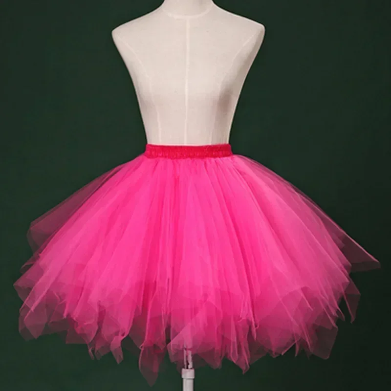Tiulowa spódniczka tutu w cukierkowych kolorach Róża czerwona