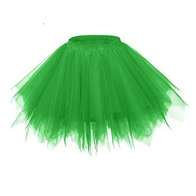 Tiulowa spódniczka tutu w cukierkowych kolorach Zielony