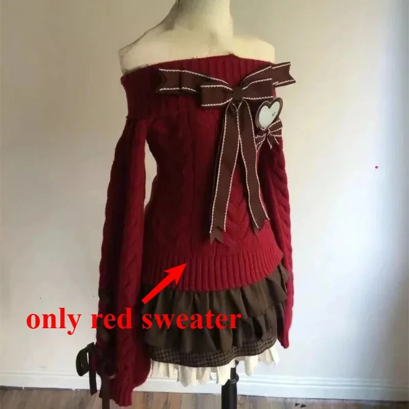 Uroczy sweter Y2K damski – koreańska moda, pastelowe kolory Jasny zielony