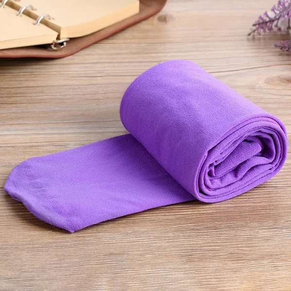 Welurowe legginsy damskie ciepłe grube rajstopy plus size Szary