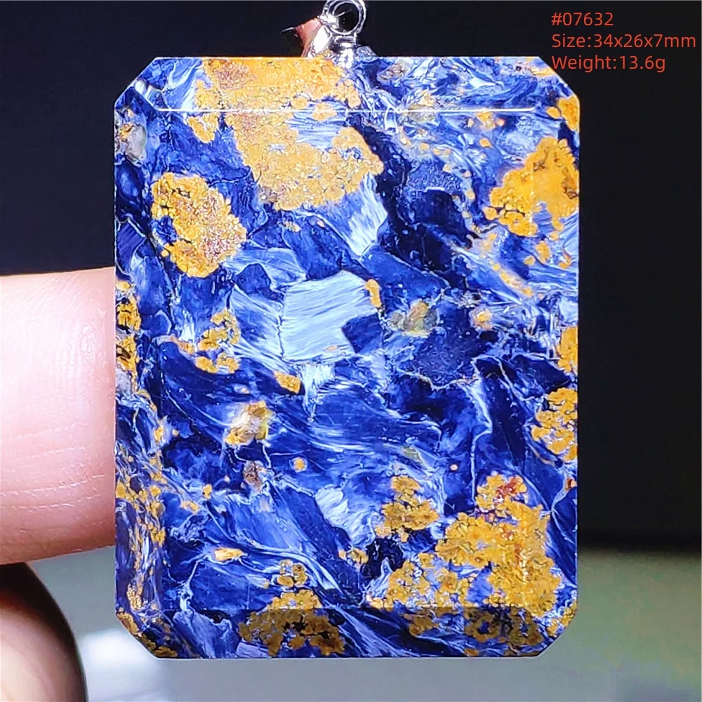 Wisiorek z naturalnego kamienia pieterzyt crop wody Jasny czerwony