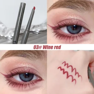 Wodoodporny eyeliner w ołówku — matowy i długotrwały Czekolada
