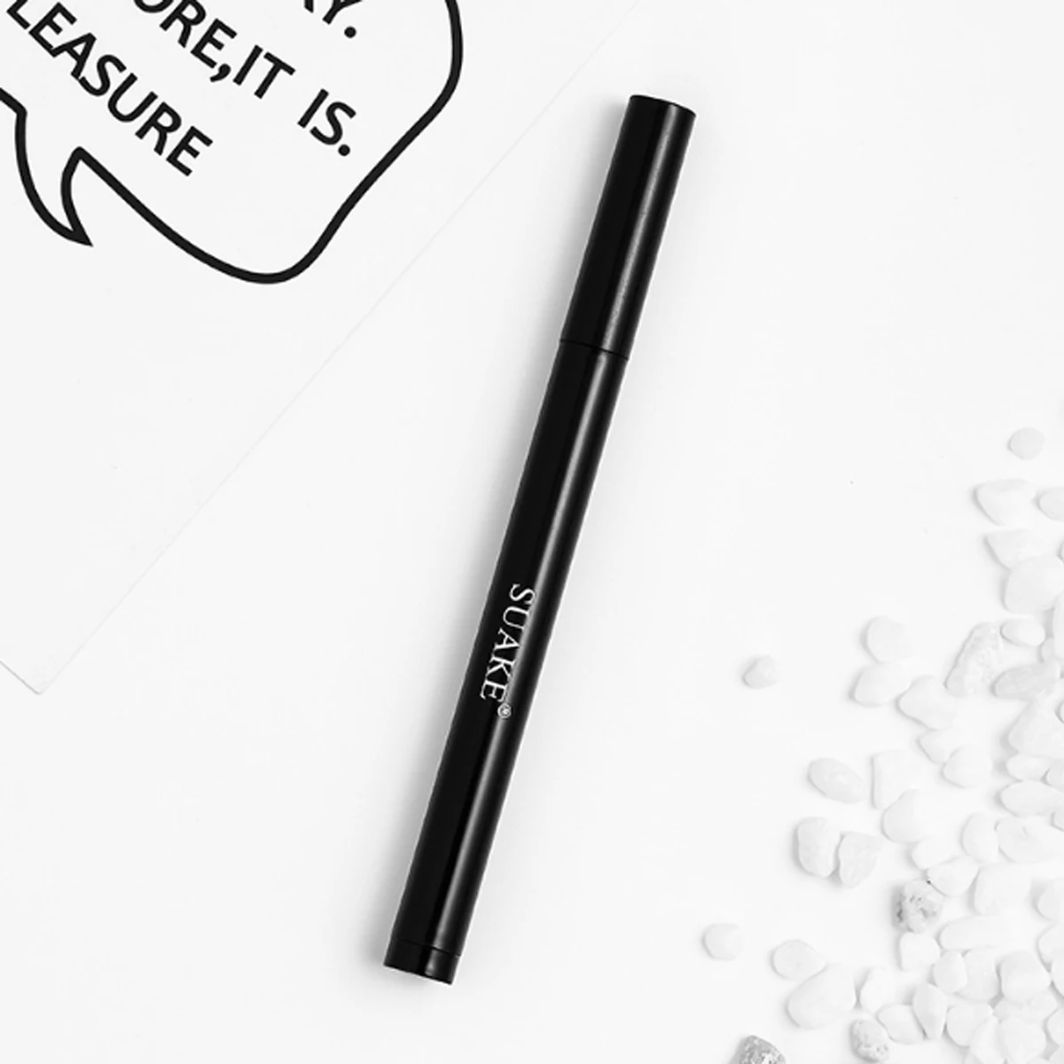Wodoodporny eyeliner w płynie — gładki i trwały czarny Czarny