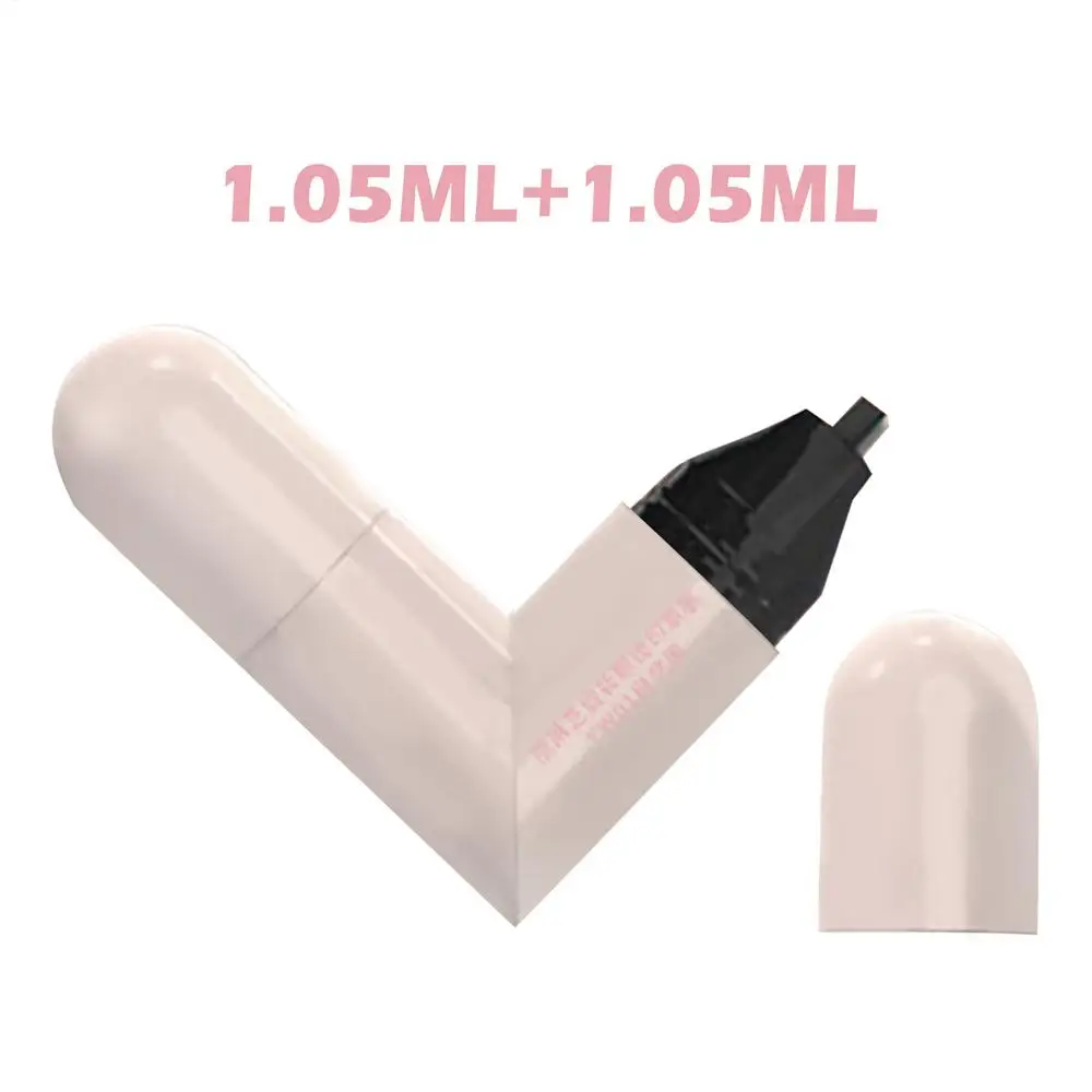 Wodoodporny stempel do makijażu oczu z podwójną końcówką Biały