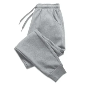 Wygodne spodnie dresowe baggy – casualowy must-have Szary