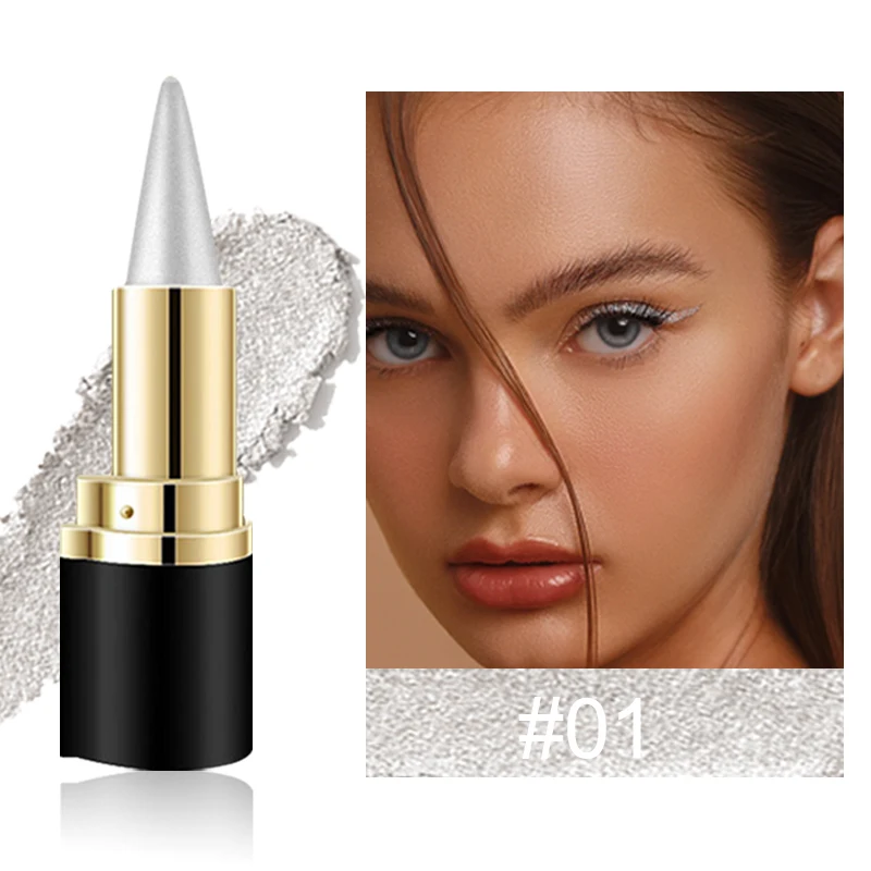 Matowy żelowy eyeliner wodoodporny — szybkoschnący pisak Armijna zieleń