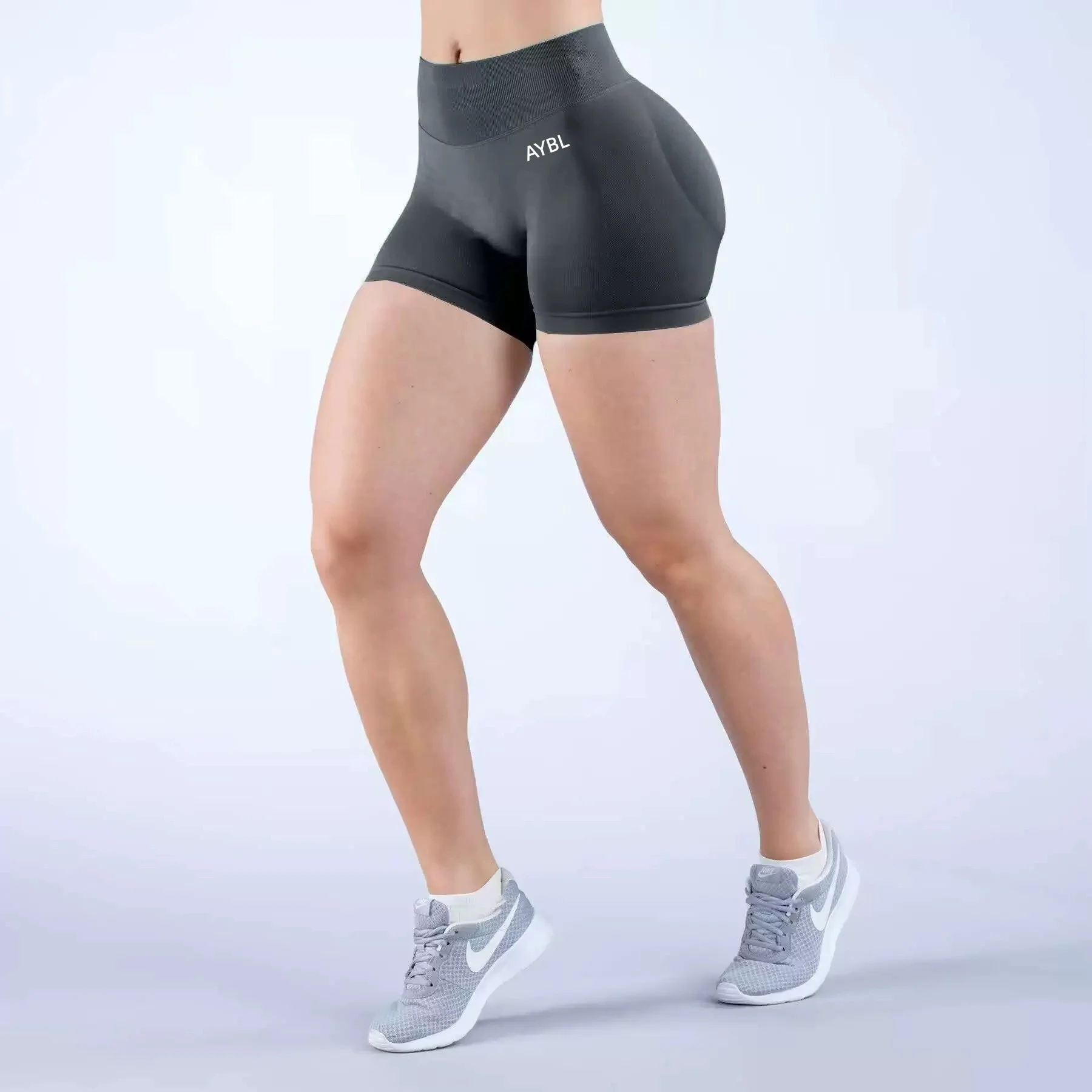 Zestaw fitness halter sportowy biustonosz szorty i legginsy Zielony