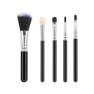 Zestaw 5-20 pędzli do makijażu OWOSC — cienie, eyeliner, róż Błękitny
